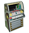 Miniature jukebox Seeburg V200 