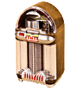 Miniature jukebox Wurlitzer 1100 