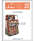 Service Manual Seeburg V200, VL200, englisch 