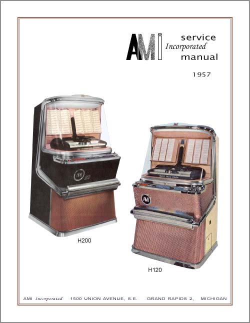 AMI Service & Parts Manual  Model H 200-120-100-JDH200 