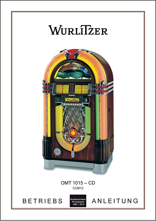 NEW Wurlitzer Model 1900 Service Manual & Parts Lists from Jukebox Arcade 