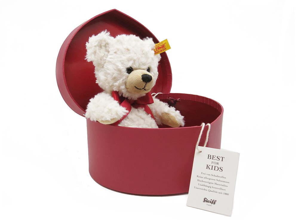 Steiff Sweetheart Bear in Red Heart Box  EAN109904 